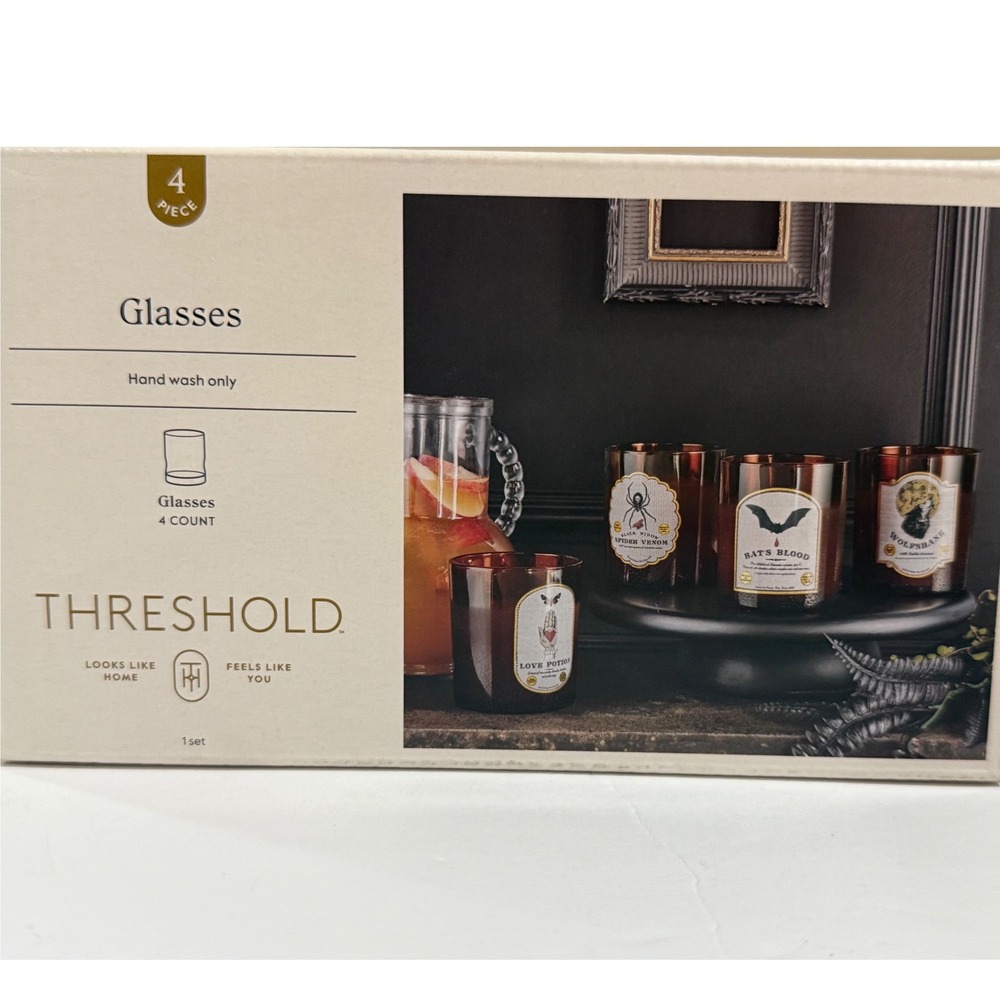 Threshold Halloween Potion Tumblers Set of 4 from Target